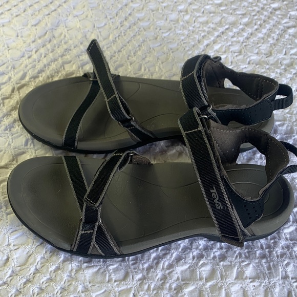 Teva Women's Charcoal and Black Sandals - Picture 4 of 16